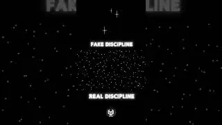 Fake discipline is convenient; real discipline is consistent! #motiveek #youtubeshorts