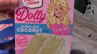 Will it twinkie? Dolly coconut cake with PB & J