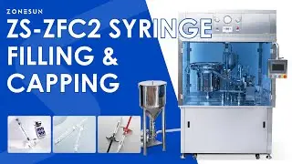 ZONESUN ZS-ZFC2 Automatic PFS Syringe Aseptic Filling and Plunger Insertion Sealing Machine