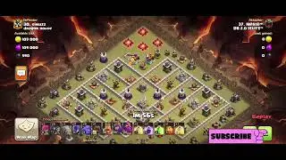 TH11| war Attacks| Witch slap with Bowler | #strategicattack