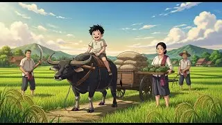 Where My Childhood Walked with Buffaloes Through Rice Field and Sweet Sticky Rice in Banana Leaves