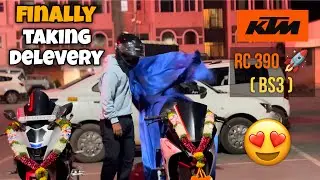 Finally My Dream Bike Delivery 😍 | KTM RC 390 | Emotional Moment