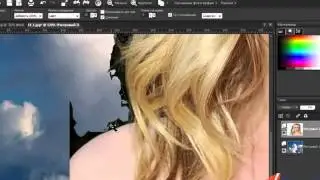 Уроки Корел. PaintShop Pro x4. Урок 14. Изменяем фон фотографии Хорошее качество видео уроки для нач