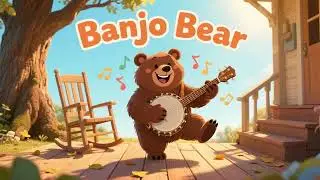 Banjo Bear &mdash; Fun Kids Folk Dance Song with Banjo & Country Groove