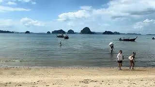 #Thailand 🇹🇭 #Krabi 2023 December | Tubkaak beach 🏖️ | walking on the beach 🏖️.