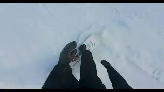 POV Snowboarding - Lunch Laps 03 - Crotched Mountain NH - New Park