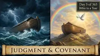 Bible in a Year: Day 5 of 365 - Noah's ark | Rapture Prequel | We are all descended from Noah's sons