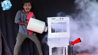 Can We Freeze' Air Cooler Using Liquid Nitrogen.... 🥶 OMG