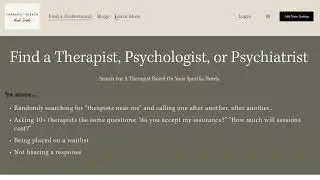 Therapist Search Made Simple