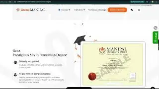 MUJ Online MA Econimics  Syllabus Manipal University Jaipur Online MA Economics detail and admission