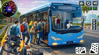 Public Transport Bus Driving 3D: City bus simulator passenger drive game - android gameplay