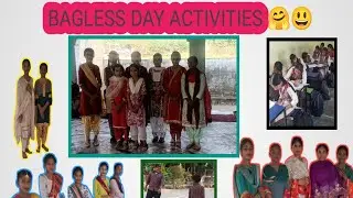  On these BAGLESS Days🤗😃,the students  perform acts,dance,poem recitation, handwritting,games etc.