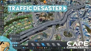 Absolute Traffic Desaster - Cape Camelveral - Cities:Skylines SpaceX Lets Play Ep #04
