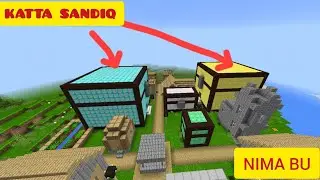 MINECRAFT // QISHLOQDA KATTA SANDIQ PAYDO BOʻLDI // UZBEKCHA GAME'PLAY // #1