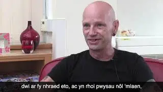 Velindre Cancer Centre - Axel Speed, one of the first patients at our new Patient Support Unit.