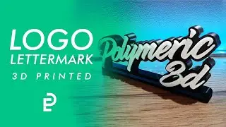 Logo lettermark 3D Printed | Logo stampato in 3d!