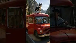 BRAVE PUP SAVE THE BUS | AI RESCUE STORY #rescue #story
