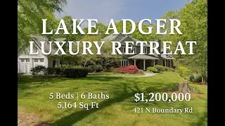 421 N Boundary Rd | Mill Spring, NC | Lake Adger Luxury Retreat