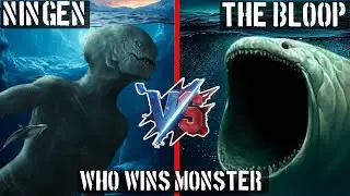 Ningen 🆚 The Bloop😱 | Legendary Deep Sea Monster Battle