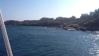 ormeggi con cime a terra a mikonos 50 nodi meltemi