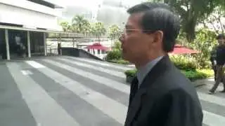 VIDEO: Peter Lim arrives at court for sentencing, June 7 2013