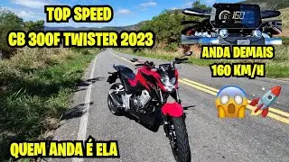 TOP SPEED CB 300F TWISTER 2023. SHE'S THE ONE WHO GOES. SHE GOES TOO FAST, 160 KM/H.
