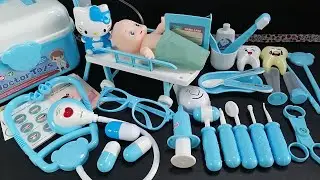 12:42 Minutes Satisfying with Unboxing Hello Kitty Blue Doctor Medical Tools Playset with baby doll