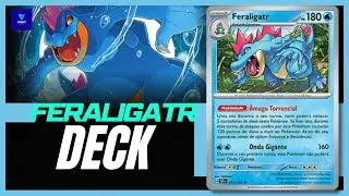 Série dos Iniciantes: Feraligatr ainda dá um CALDO! | Pokémon TCG Live