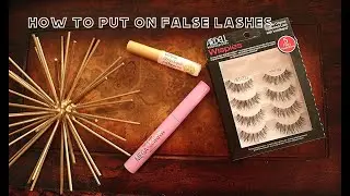 HOW TO PUT ON FALSE LASHES (EASY WAY)
