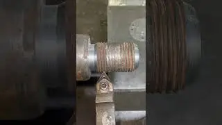 Perfect Thread Cutting on Lathe Machine | Manual Finishing Touch | CNC Skills #lathemachine #thre
