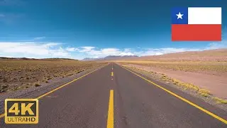 drive to the LAGUNA Miscanti & Mi&ntilde;iques - CHILE [4K]