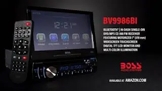 BOSS Audio BV9986BI - in-Dash, Single DIN, Bluetooth, DVD/CD/MP3/USB/SD AM/FM Receiver