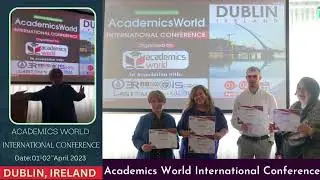 ACADEMICS WORLD INTERNATIONAL CONFERENCE | 01st-02nd April 2023| Dublin, Ireland