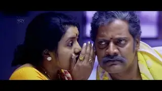 Father made Ravishankar to Hit Chikkanna | Ultimate Comedy Scenes from New Kannada Movies