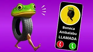 LLAMADA DE LA RANITA BONECA AMBALABU | QUIERE JUGAR CONTIGO (TUNG TUNG TUNG SAHUR)