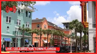 🔴ПРЯМО В ПРЯМОМ ЭФИРЕ: Построенный Disney World город &mdash; празднование Киссимми, Флорида! 🇺🇸