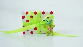 Mimimimzy - tiny bear earring in the gift wrap /Мимимимзи - маленький медвежонок сережки в упаковке