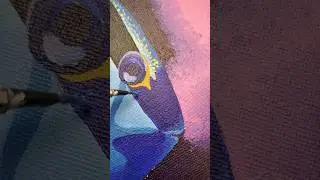 Painting a blue tang pt.2 #art #artist #artistic #painter #wildnature #wildlifeartist #wildlife