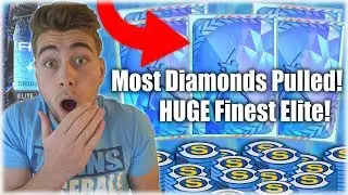 My Most Diamonds Pulled Ever! MASSIVE Finest Elite Pack Opening! MLB The Show 19 Diamond Dynasty