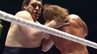 Randy Savage vs Andre The Giant  10 24 88 part 1 of 2