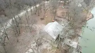 Aerial Cabin Tour | Mississippi Hunting Camp on the Water | Delta Drones