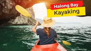 🚣&zwj;♀️🌊 Exploring the Wonders of Halong Bay by Kayak | Halong Bay Kayaking Tour🌅🌴