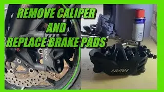 ZZR1400 FITTING NEW BRAKES. REMOVAL OF CALIPERS CLEAN AND REFIT