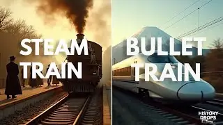 History Drops! Steam Train vs Bullet Train