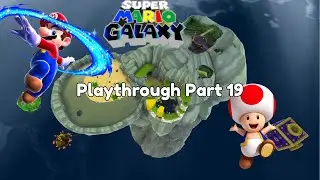 Super Mario Galaxy Playthrough PT 19 Dark Deep Galaxy Neptune Gaming my blind Lets plays
