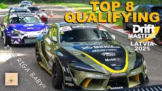 TOP 8 QUALIFYING ‣ Drift Masters Latvia 2025 Round 5 Highlights💡