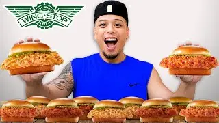 I Tried EVERY Wingstop Chicken Sandwich Flavor!