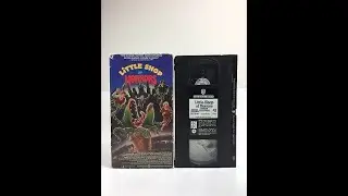Opening of Little Shop of Horrors 1987 (1988 Re-print) VHS