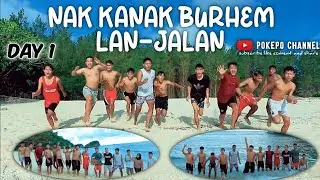 VLOG NAK-KANAK BURHEM DAY-HOLIDAY IN BEACH TANJUNG PENYU MAS MALANG EAST JAVA | DAY 1