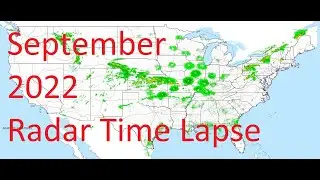 September 2022 US Weather Radar Time Lapse Animation